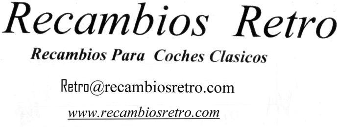 RECAMBIOS RETRO